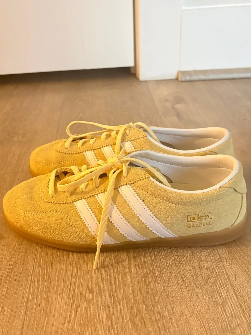 adidas Originals Gazelle Lo Pro in Almost Yellow & Cloud White